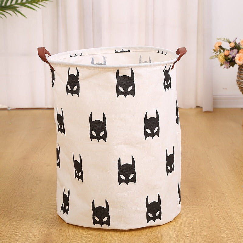 Wholesale Cotton and Linen Dirty Clothes Basket Storage Bucket