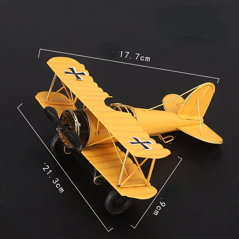 Wholesale European Iron Art Plane Model Ornament