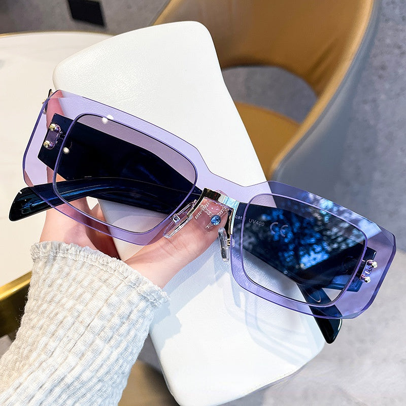 Wholesale PC Square One-piece Rice Nail Sunglasses