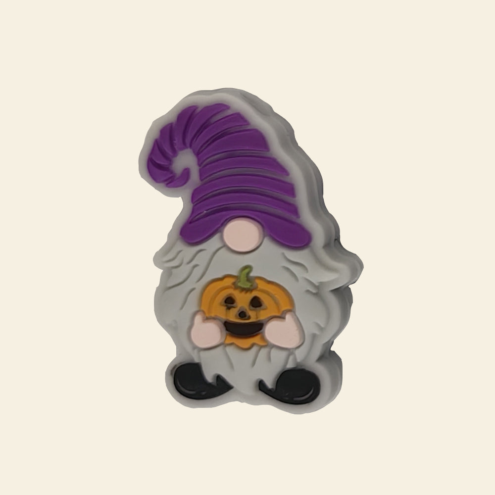 Wholesale 10pcs Halloween Skull Ghost Skeleton Hand Scary Pumpkin Silicone Focal Beads