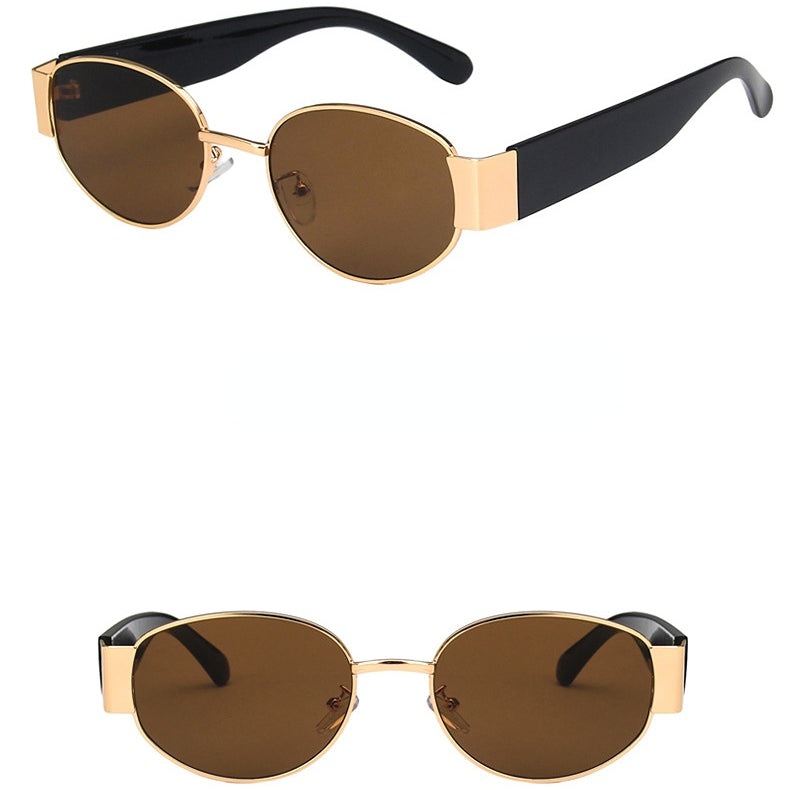 Wholesale Small Oval Frame Sunglasses AC