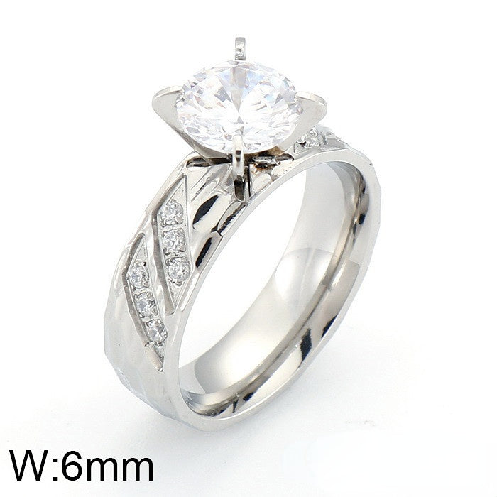 Wholesale 18k Gold Titanium Steel Rings