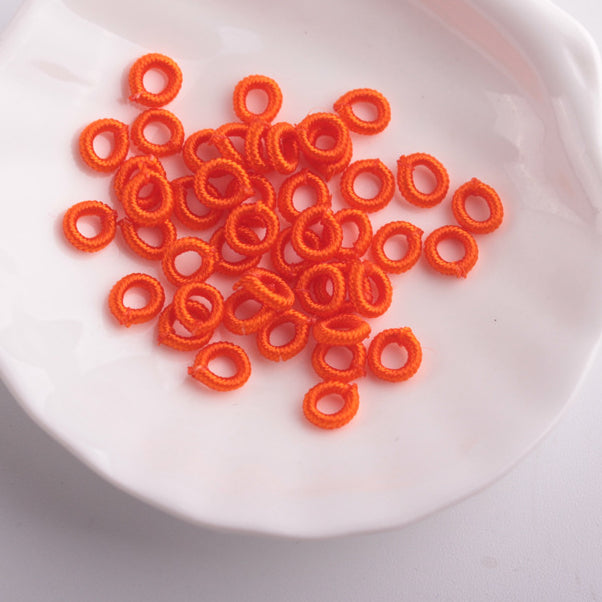 Wholesale 5×6mm Pineapple Knot Coil Nylon Thread Beads