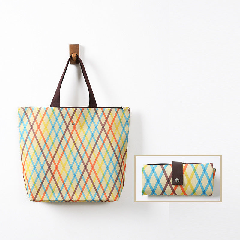 Wholesale Portable Oxford Cloth Shopping Bag Waterproof Foldable Portable OLY-CS-QH001