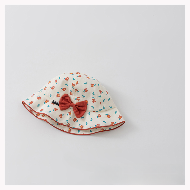 Sombrero de pescador de sombreado de arco floral de algodón para algodón por el algodón al por mayor