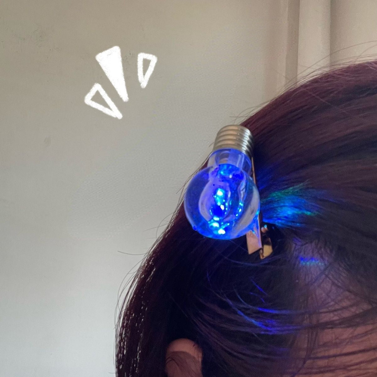 Wholesale Light Bulb Acrylic Hair Clips