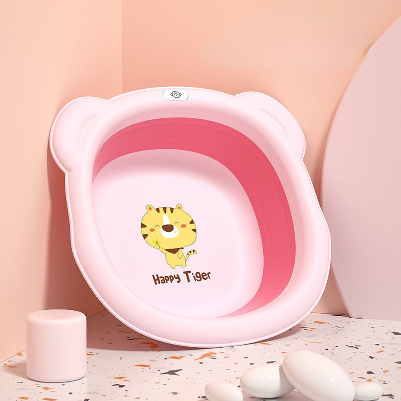 Wholesale Baby Toddler Foldable Basin Hanging Baby Supplies Plastic