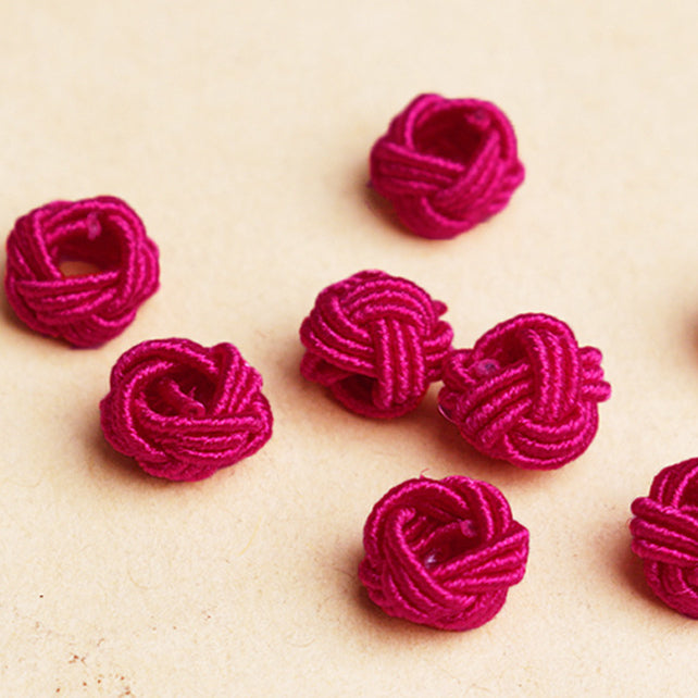 Wholesale 80PCS/PACK 8MM Hand Knotted Buttons Beads