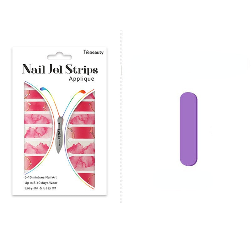 Pegatinas De Arte De Uñas Multicolor Degradado De Plástico Al Por Mayor