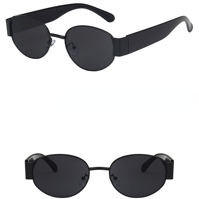 Wholesale Small Oval Frame Sunglasses AC