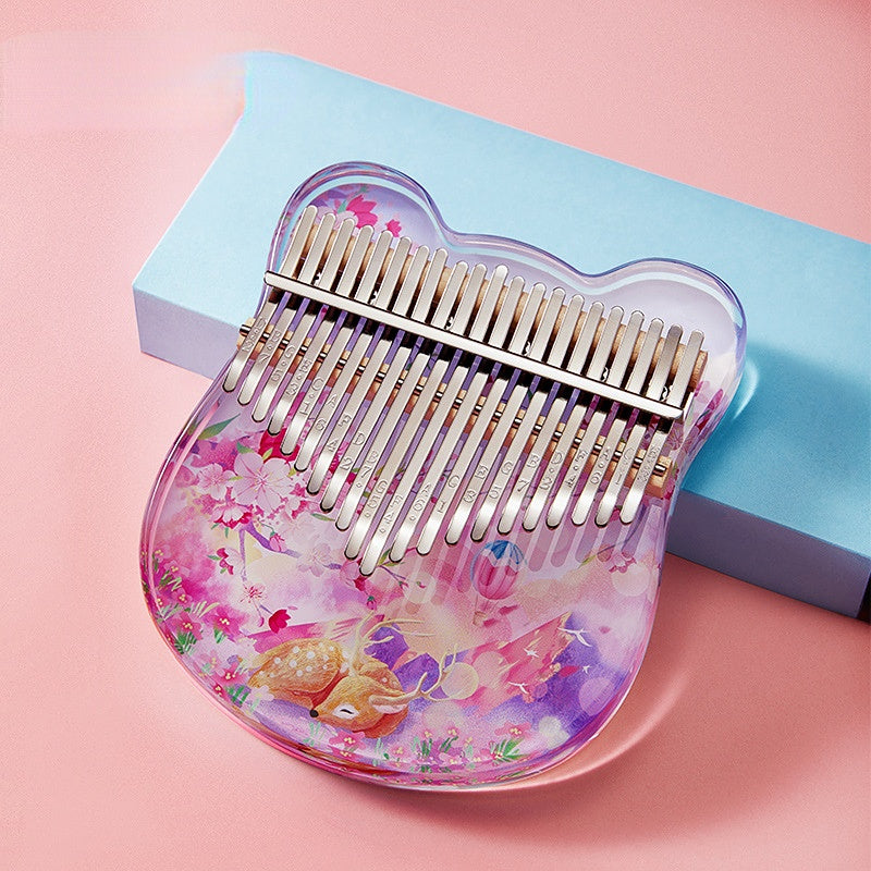 Venta al por mayor Starry Bear Thumb Kalimba Acrylic TOY
