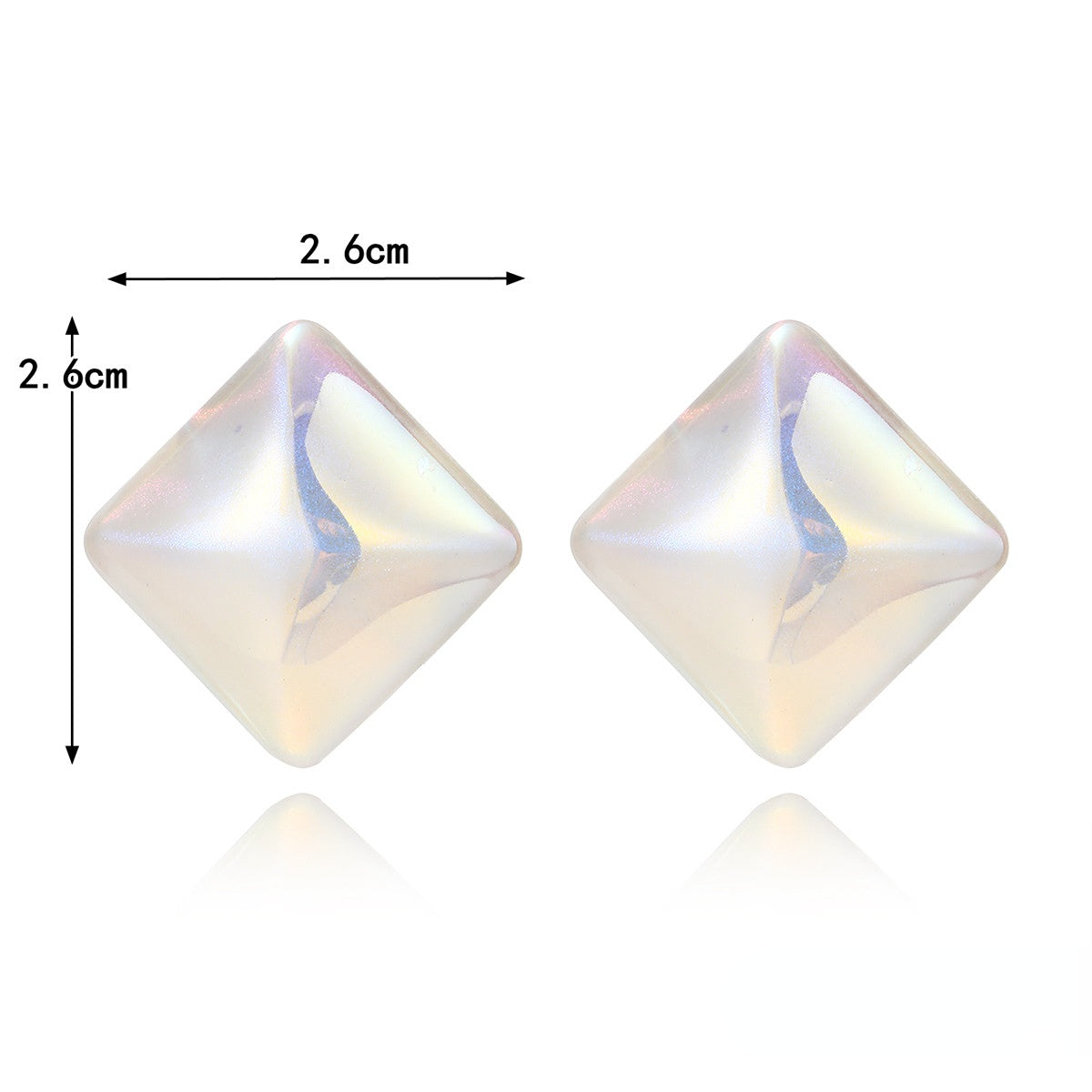 Wholesale Mermaid Heart Pearl Alloy Ear Studs