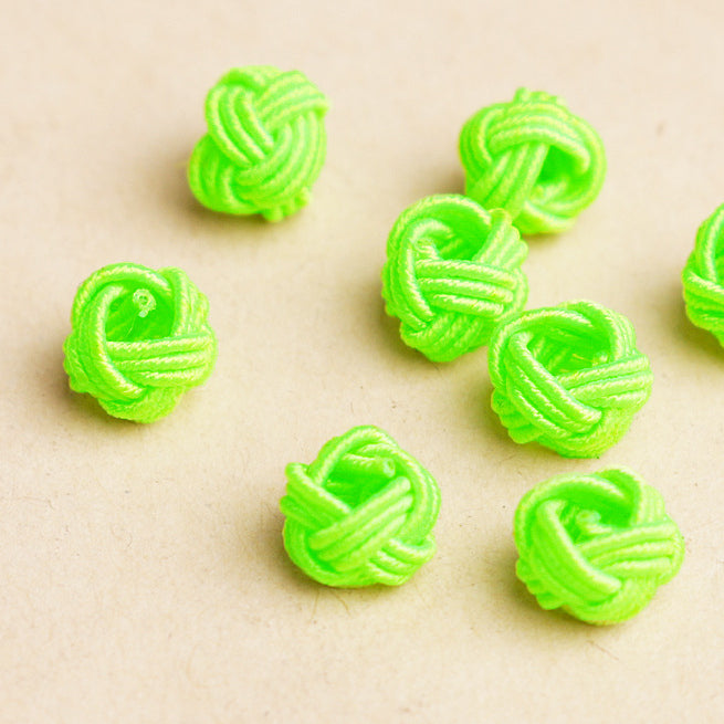 Wholesale 80PCS/PACK 8MM Hand Knotted Buttons Beads