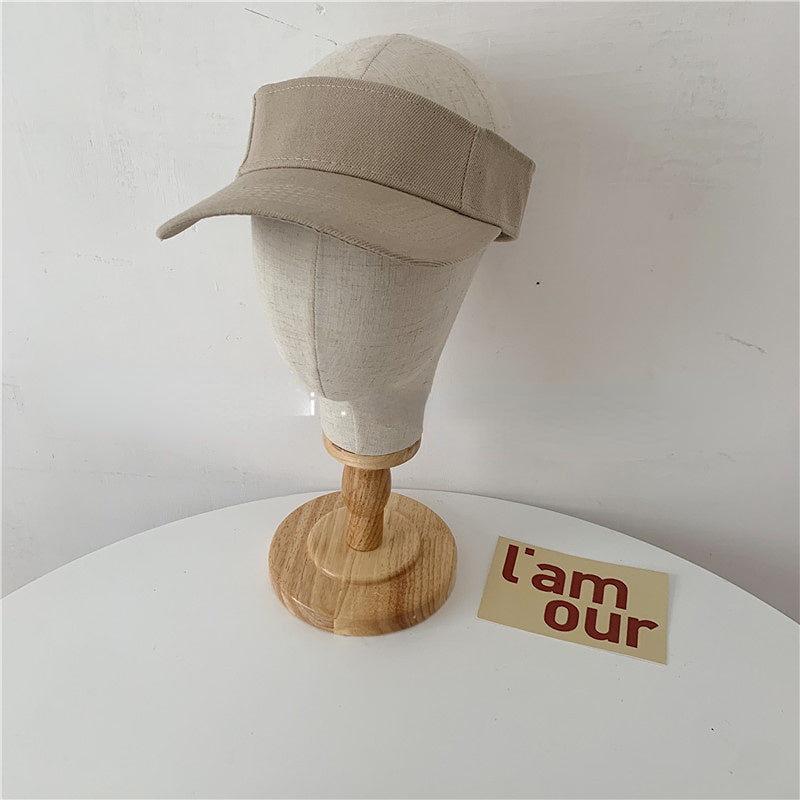 Wholesale Cotton Solid Color Running Empty Top Hat