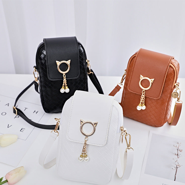 Venta al por mayor Bolso del teléfono del hombro de la PU