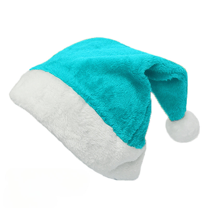 Wholesale Christmas Decoration Christmas Short Plush Hats Christmas Hats