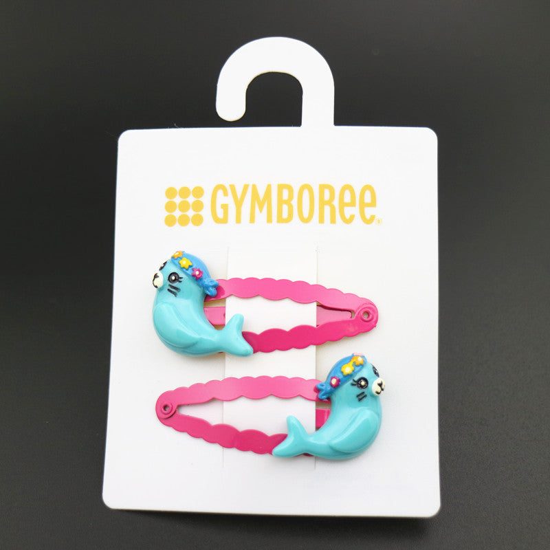 Wholesale Love Seashell Mermaid Kids Hair Clip