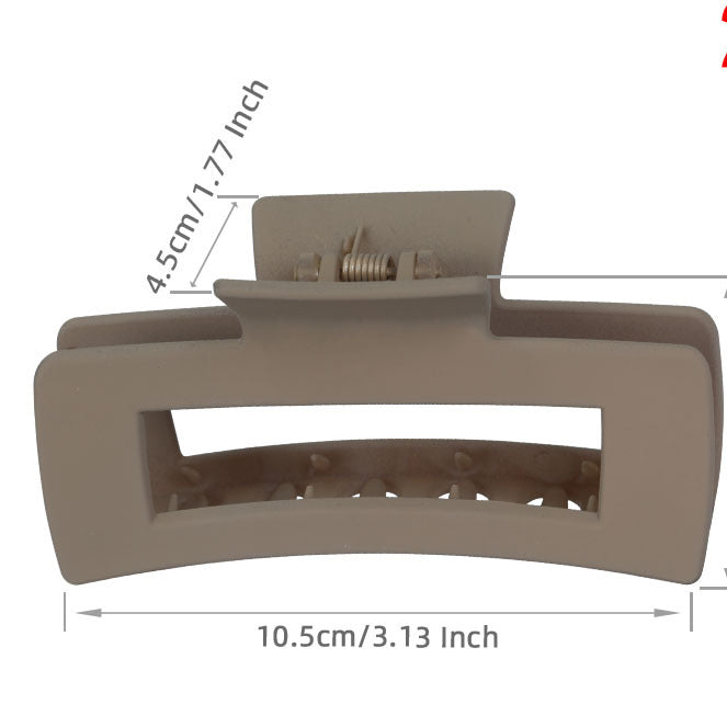 Wholesale Large Matte Plastic Hair Clips Set