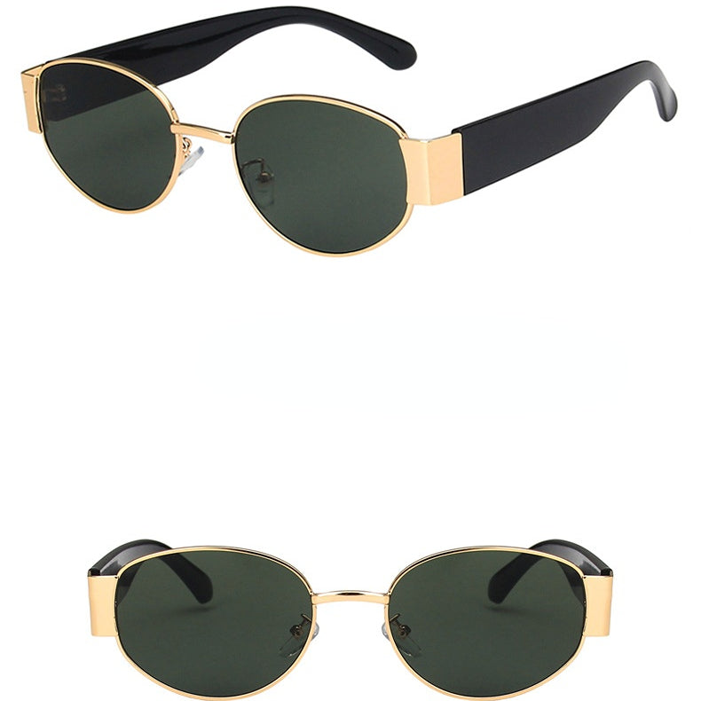 Wholesale Small Oval Frame Sunglasses AC