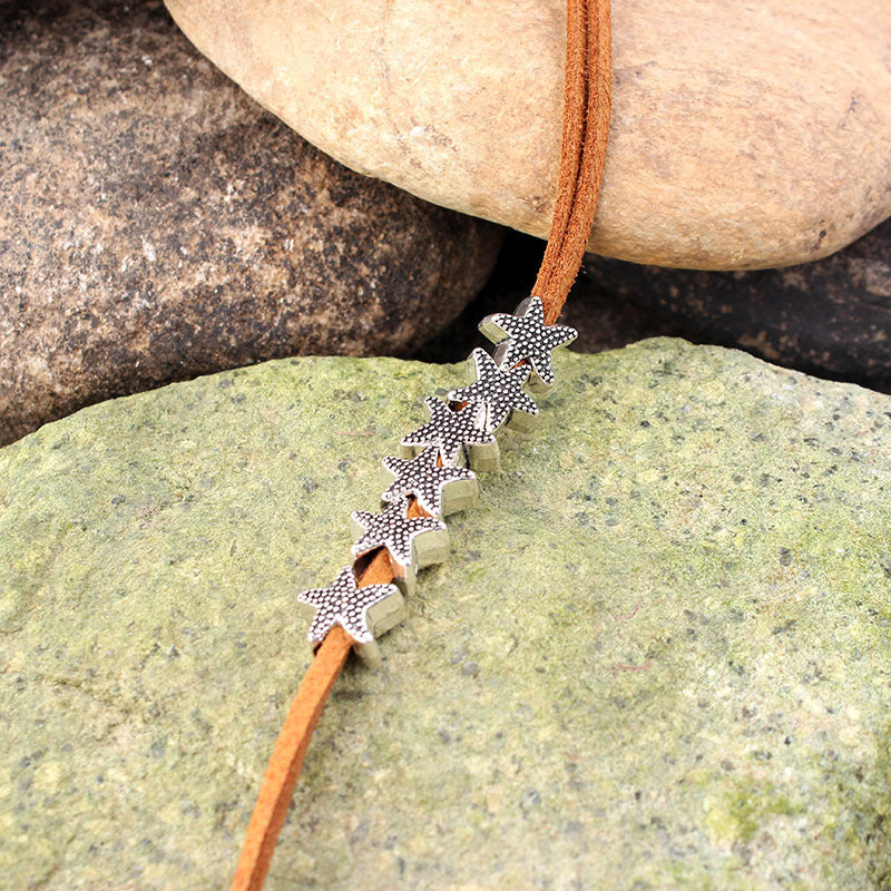 Wholesale Gothic Alloy Skull Hair Rope