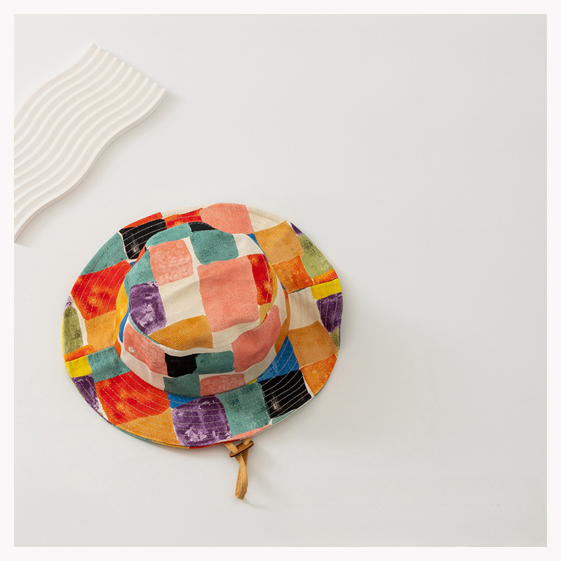 Sombrero de pescador de pescador de lengua de pato contraste de algodón al porcera de algodón