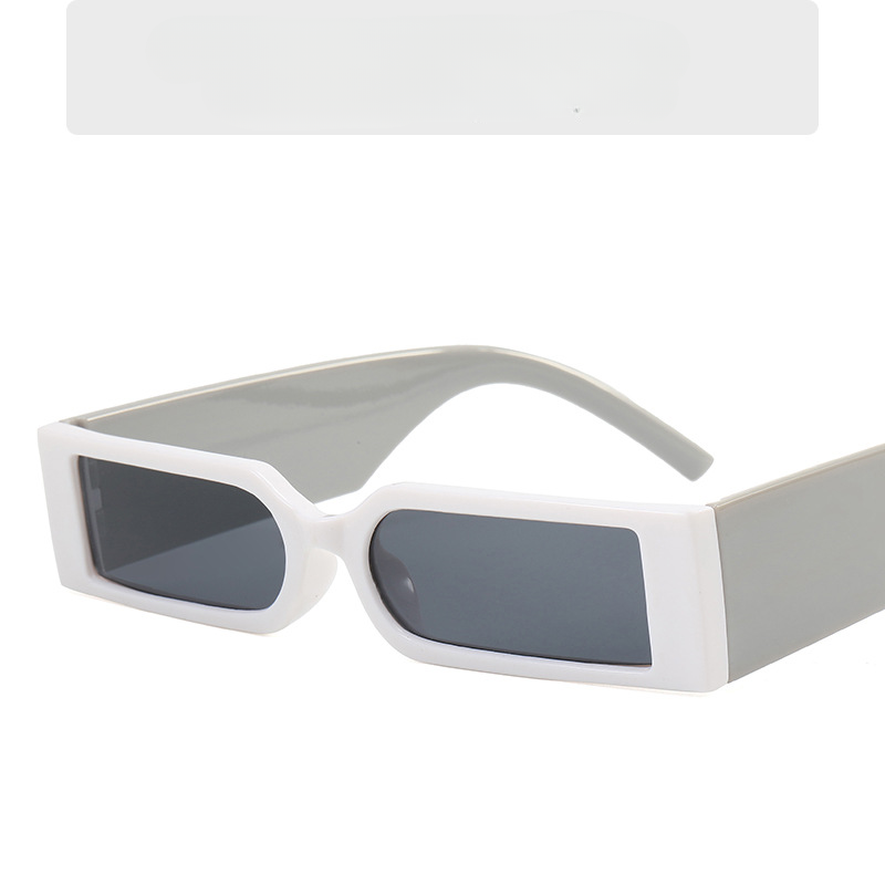 Wholesale PC Small Frame Retro Square Wide Leg Sunglasses