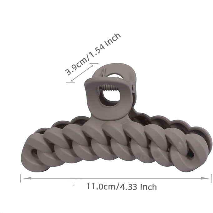 Wholesale Large Matte Plastic Hair Clips Set