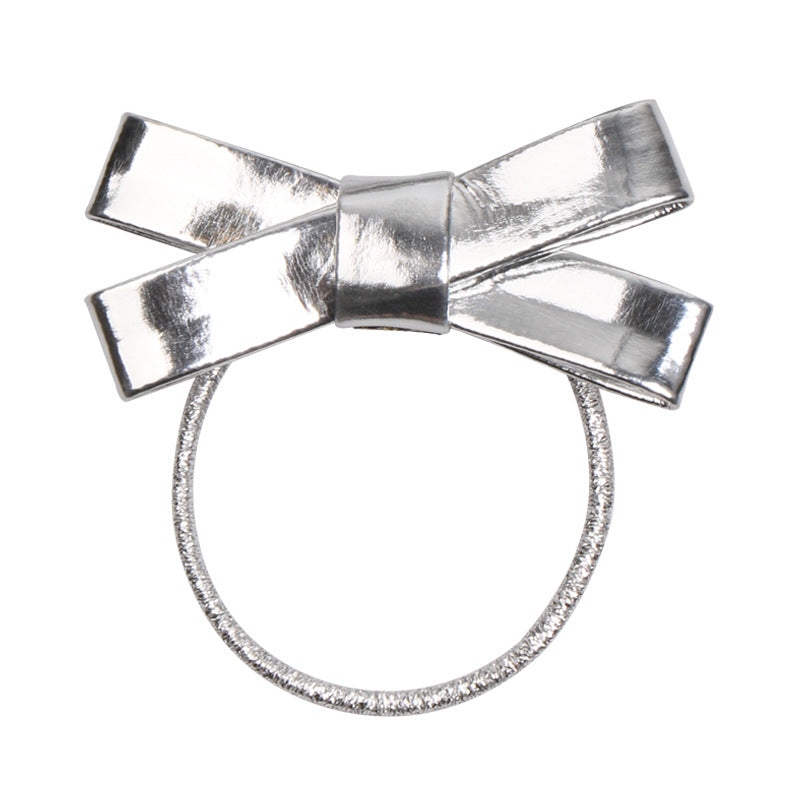 Wholesale PU Leather Bow Knot Star Crown Hair Clip Hair Rope