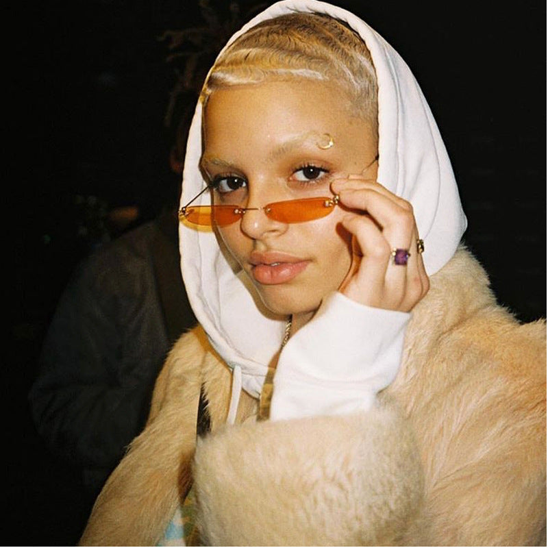 Wholesale PC Small Frame Square Sunglasses for Men and Women