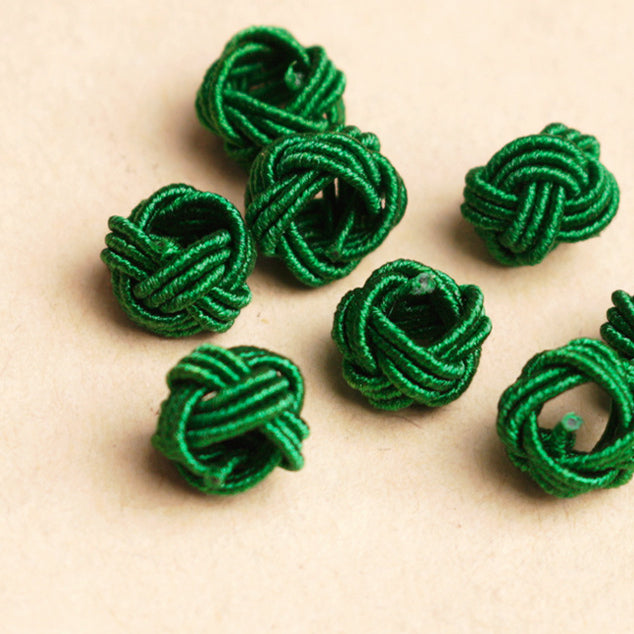 Wholesale 80PCS/PACK 8MM Hand Knotted Buttons Beads