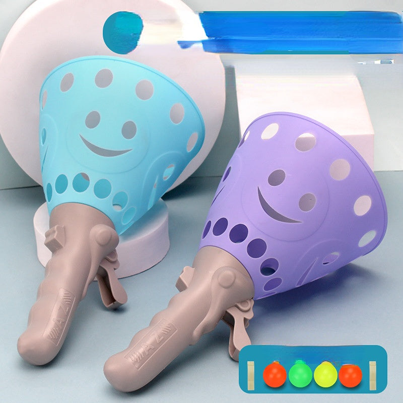 Venta al por mayor JUGUETE plástico de la bola elástica doble de los niños