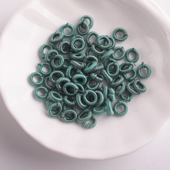 Wholesale 5×6mm Pineapple Knot Coil Nylon Thread Beads