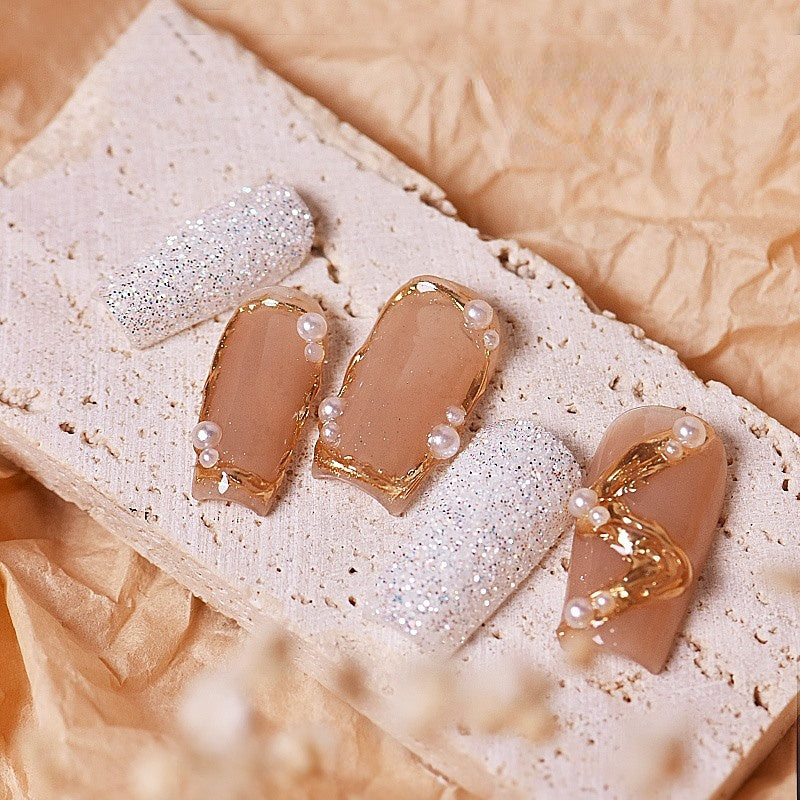 Wholesale Nail Art Four Grid Color Matching Mermaid Solid Powder Set