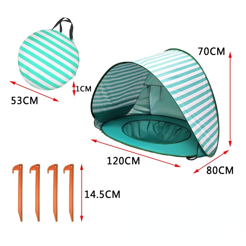 Wholesale Kids Sun Shade Tent Polyester Baby Supplies