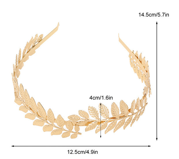 Wholesale Metal Leaves Headband Hairpins