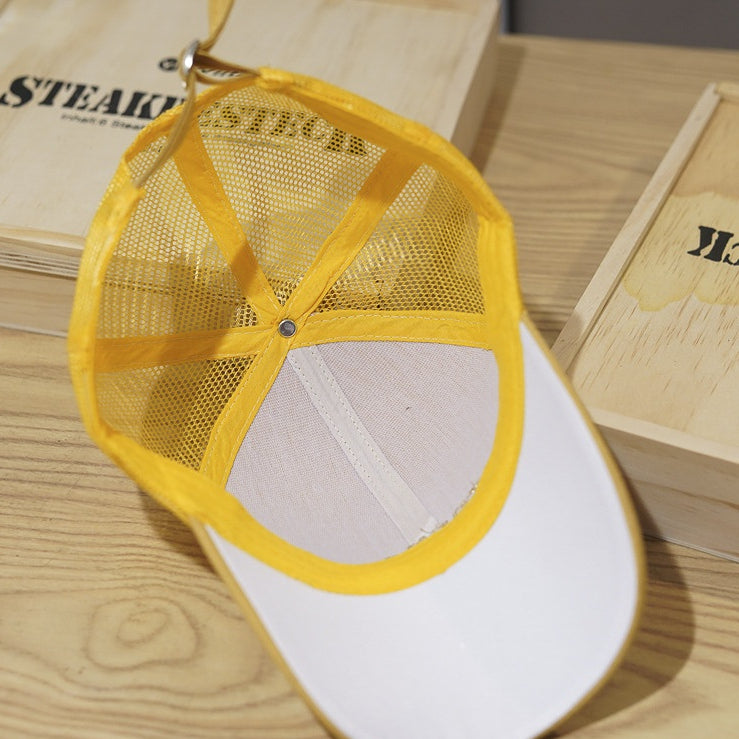 Wholesale Cotton Candy Color Sunscreen Mesh Baseball Cap