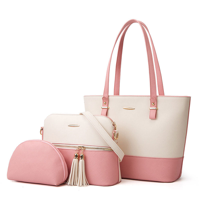 Wholesale Shoulder Bag Three-Piece Set PU Shoulder Bags