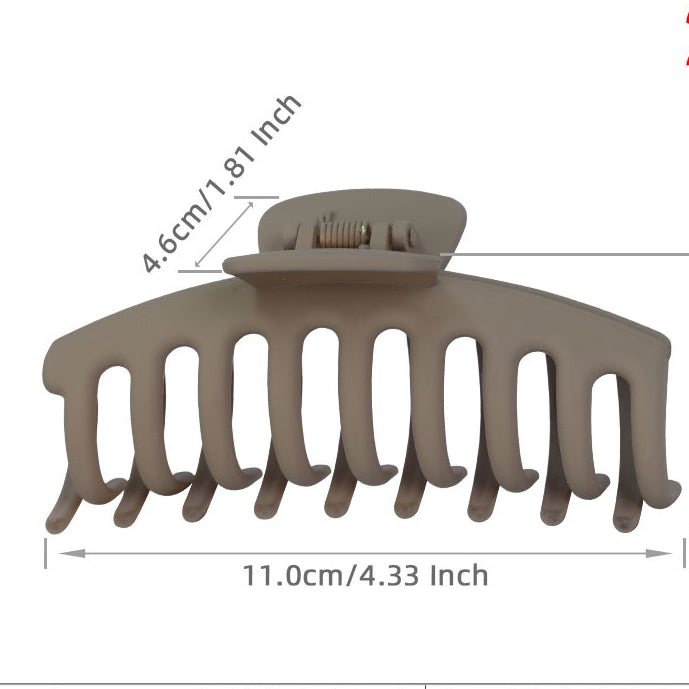 Wholesale Large Matte Plastic Hair Clips Set