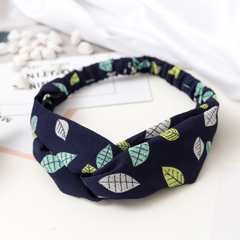 Wholesale Cross Check Fabric Headband