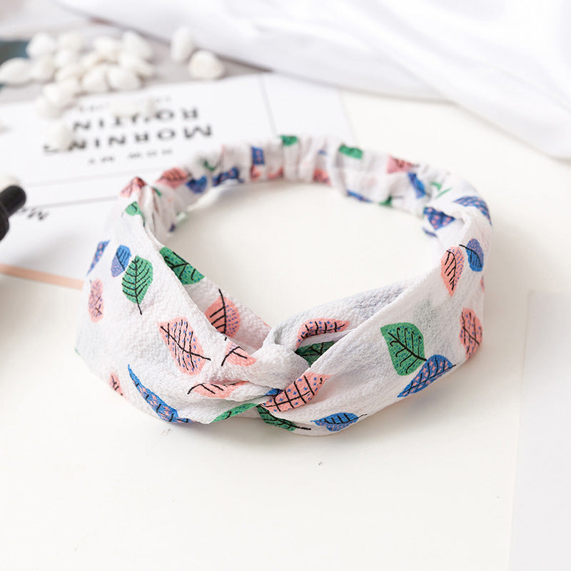 Wholesale Cross Check Fabric Headband