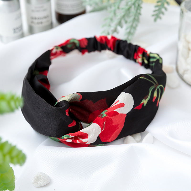 Wholesale Cross Check Fabric Headband