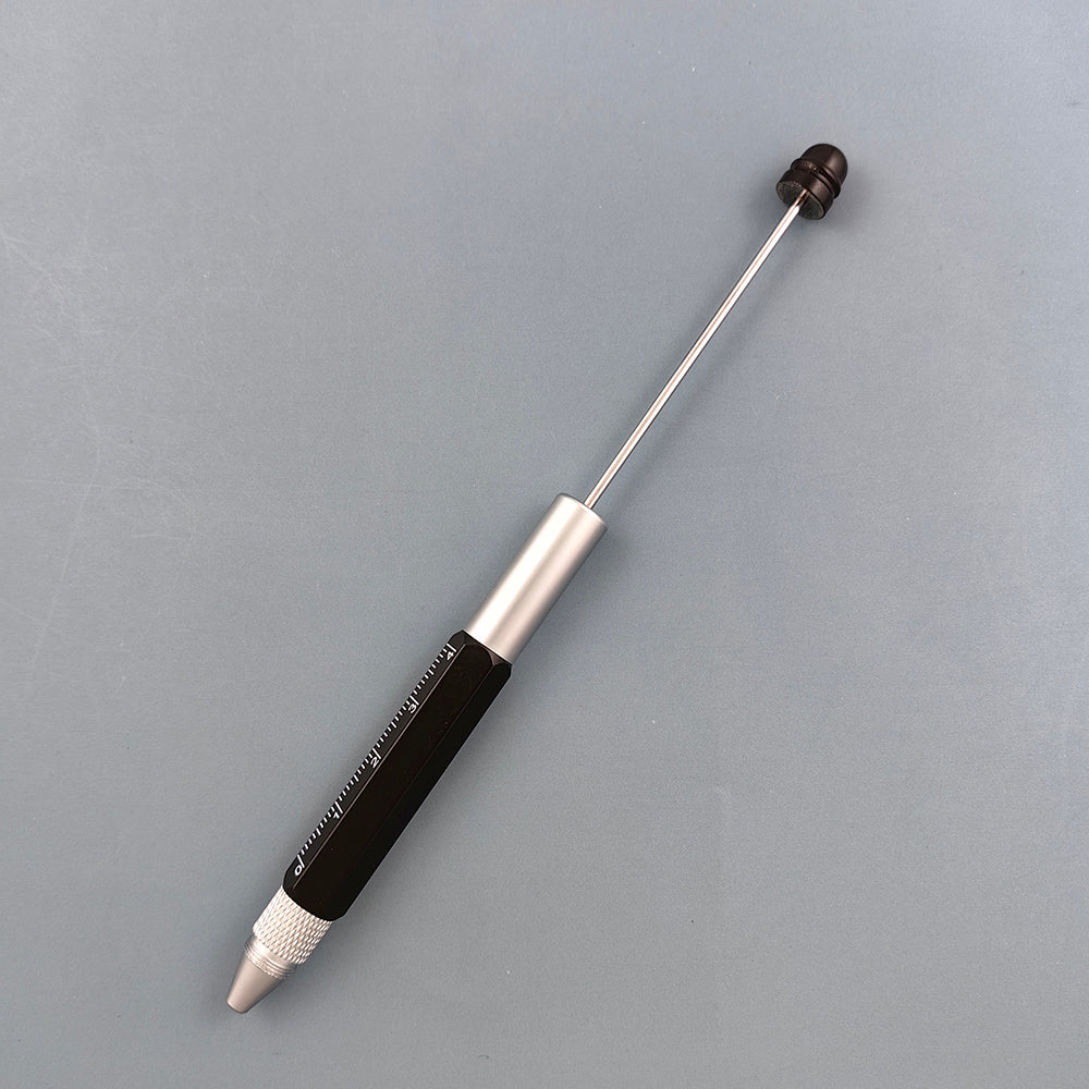 Wholesale Beadable Pens Writing Scale Touch Screwdriver Multifunctional Pen DIY Metal Pen