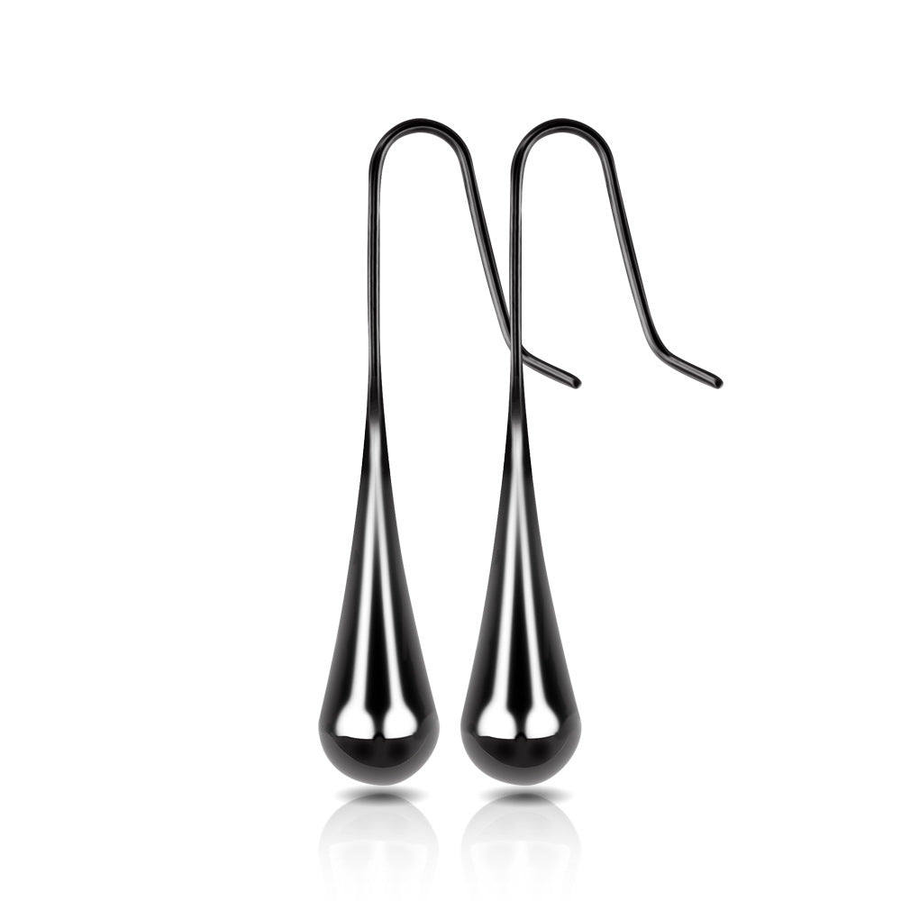 Wholesale Titanium Steel Simple Earrings
