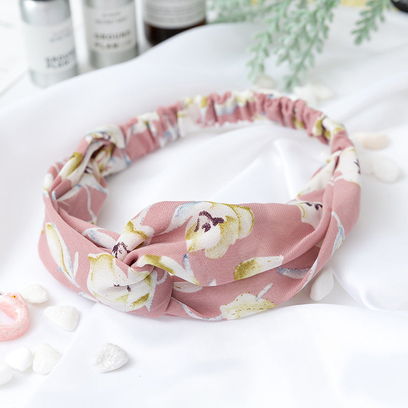 Wholesale Cross Check Fabric Headband