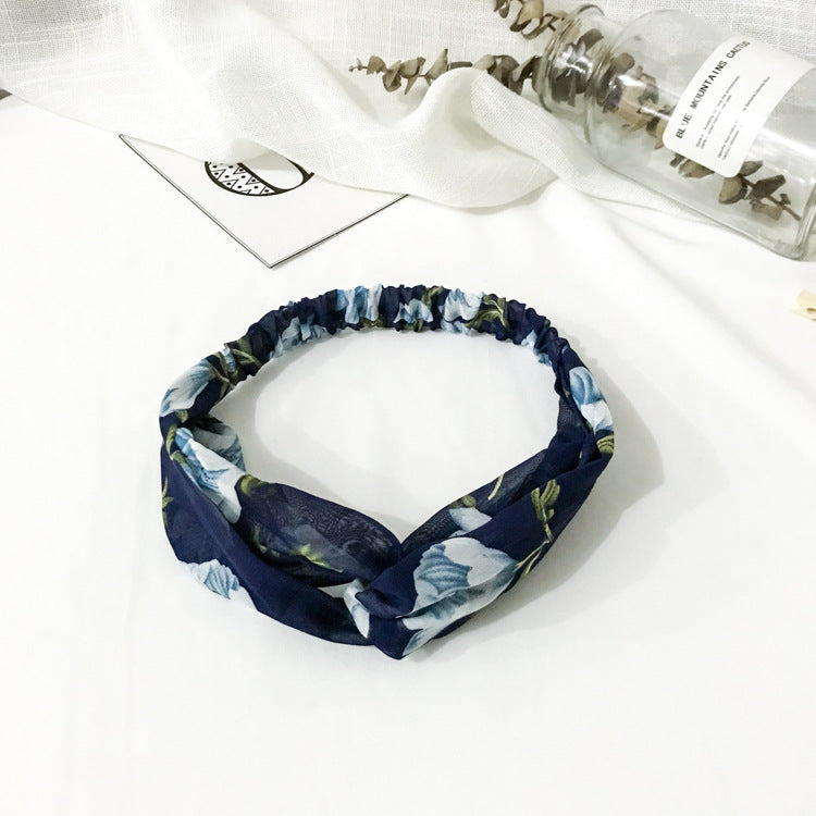 Wholesale Cross Check Fabric Headband