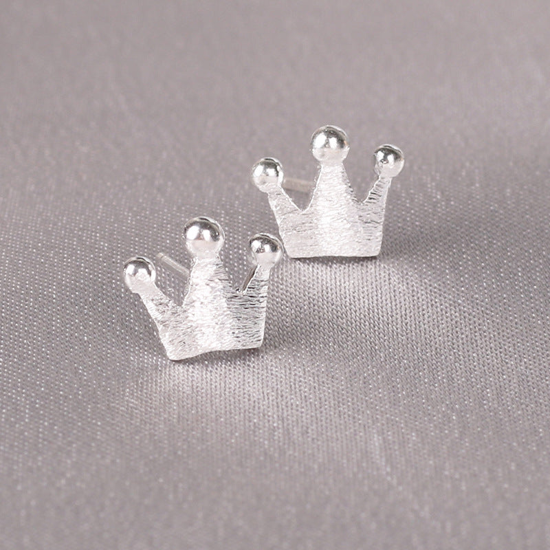 Wholesale 925 Sterling Silver Pin Mini Love Earrings