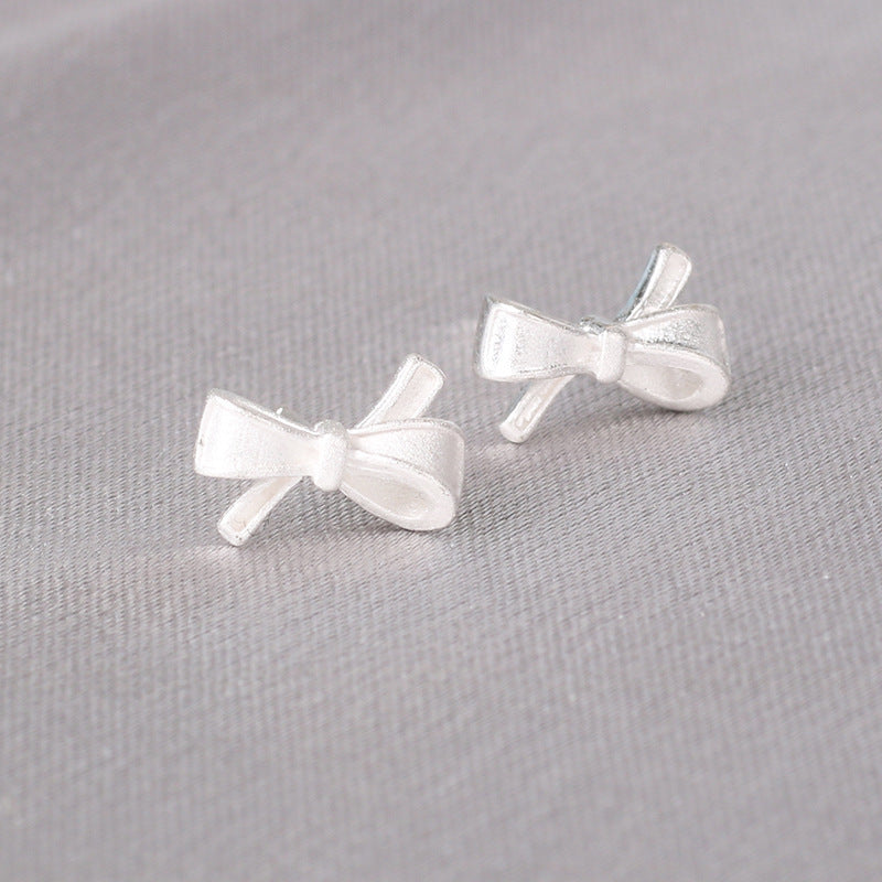 Wholesale 925 Sterling Silver Pin Mini Love Earrings