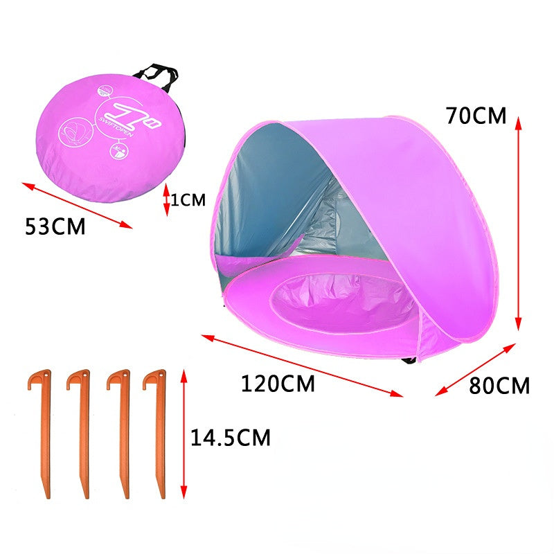 Wholesale Kids Sun Shade Tent Polyester Baby Supplies