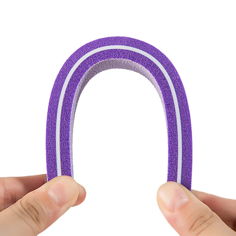 Comercio al por mayor Esmalte de uñas Diamante Esponja resistente al agua Lima de uñas