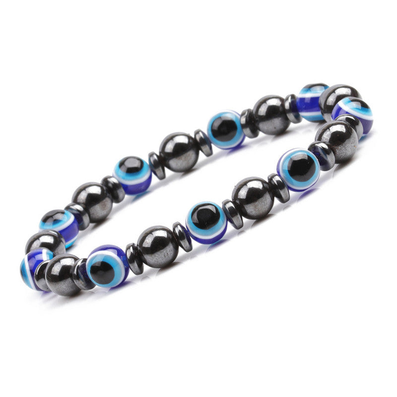 Pulsera negra magnética de la resina de los ojos de la vesícula biliar de la joyería al por mayor